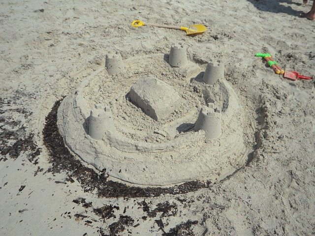 zamek z piasku